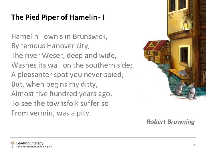 The Pied Piper of Hamelin - I Hamelin Town's in Brunswick, By famous Hanover