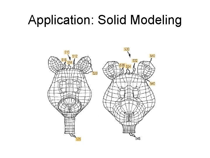 Application: Solid Modeling 