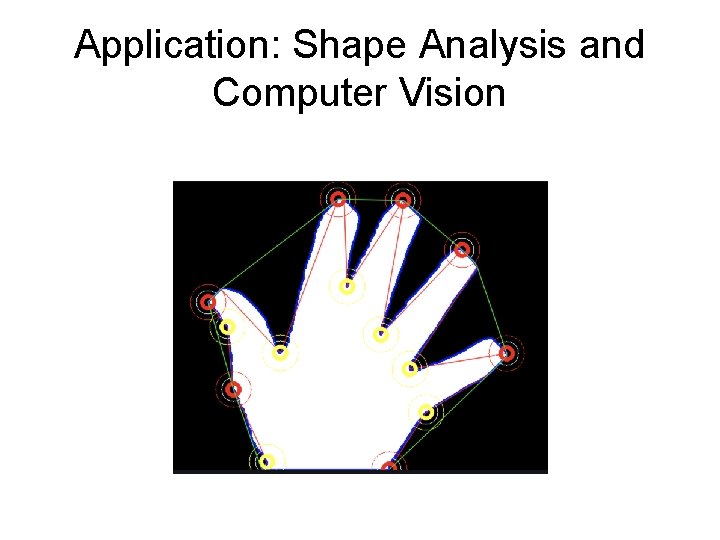 Application: Shape Analysis and Computer Vision 