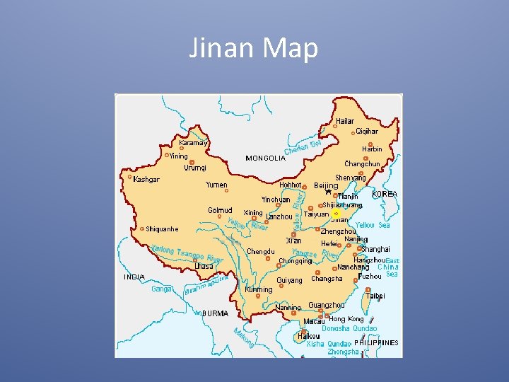 Jinan Map 