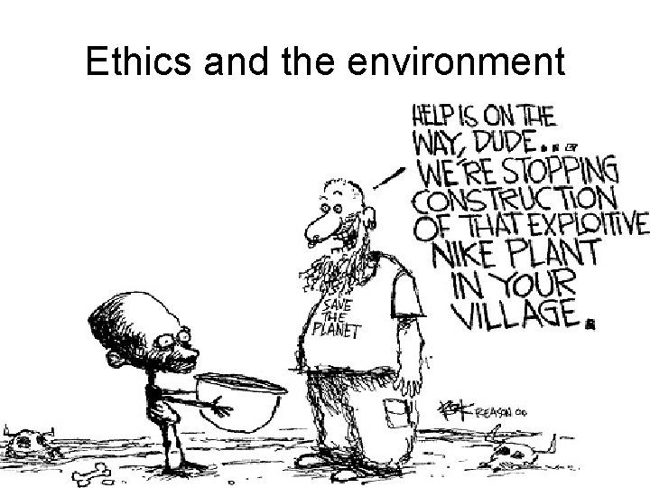 Ethics and the environment 