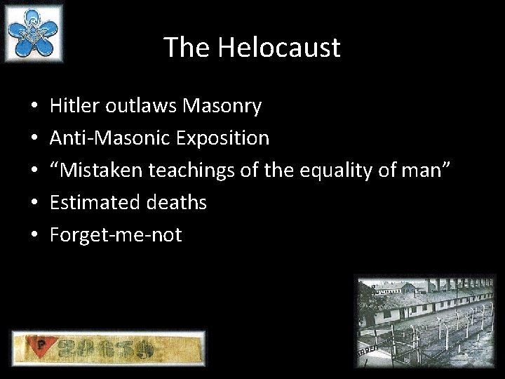 The Helocaust • • • Hitler outlaws Masonry Anti-Masonic Exposition “Mistaken teachings of the