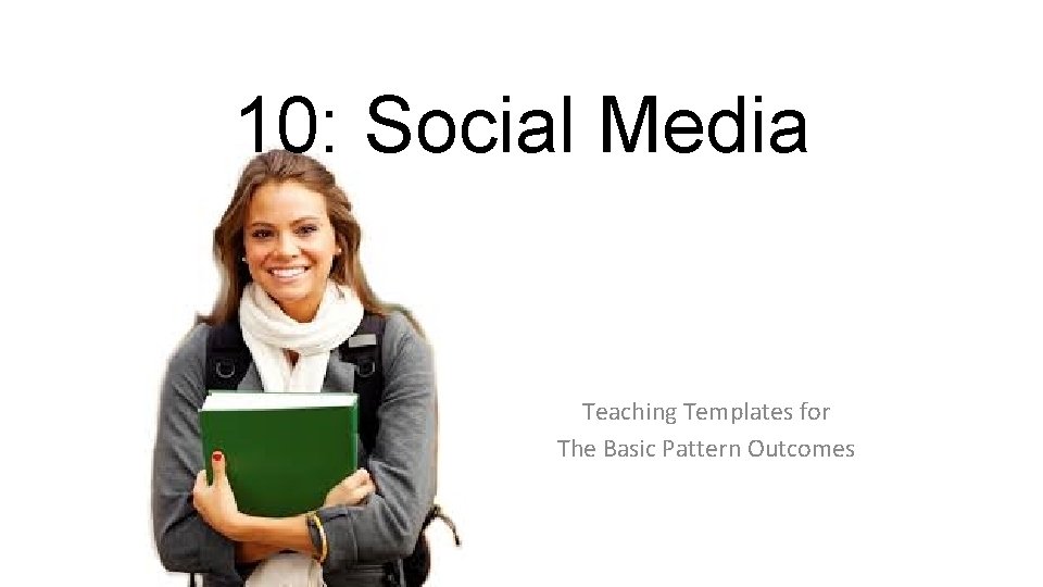 10: Social Media Teaching Templates for The Basic Pattern Outcomes 