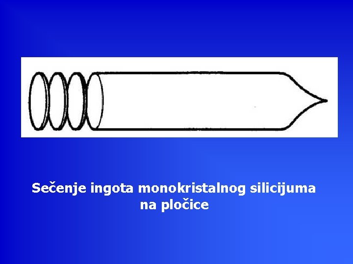 Sečenje ingota monokristalnog silicijuma na pločice 