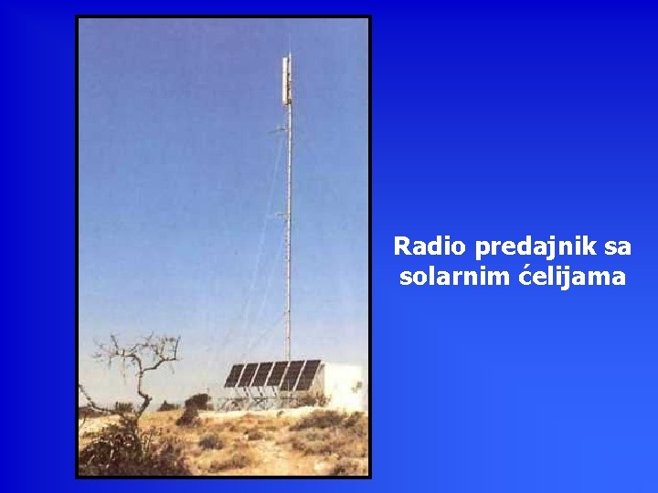 Radio predajnik sa solarnim ćelijama 