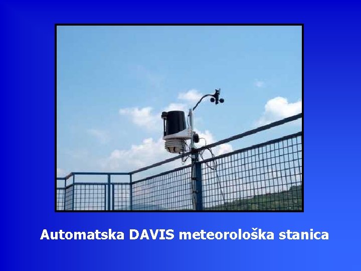Automatska DAVIS meteorološka stanica 