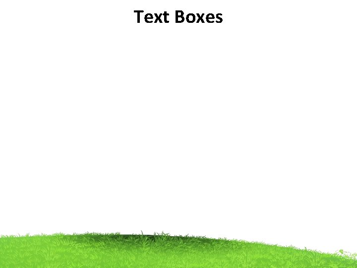 Text Boxes 