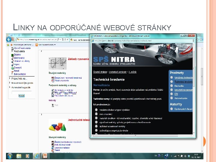 LINKY NA ODPORÚČANÉ WEBOVÉ STRÁNKY 