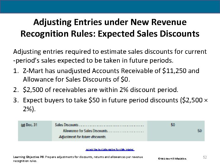 Adjusting Entries under New Revenue Recognition Rules: Expected Sales Discounts Adjusting entries required to