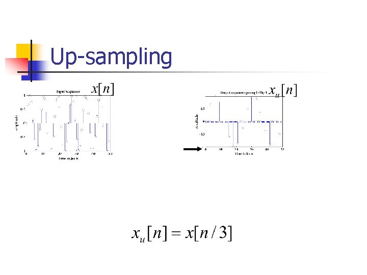 Up-sampling 