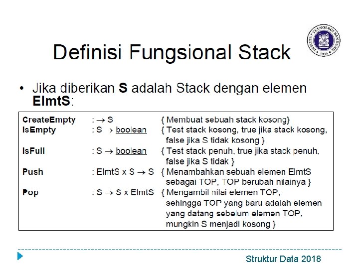 Struktur Data 2018 