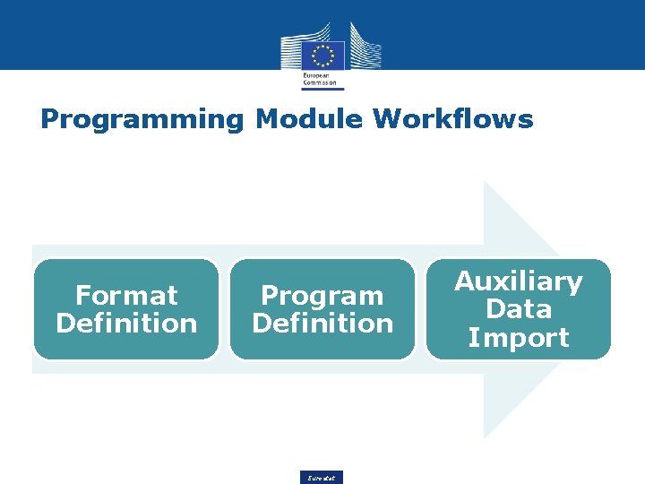 Programming Module Workflows Format Definition Program Definition Eurostat Auxiliary Data Import 