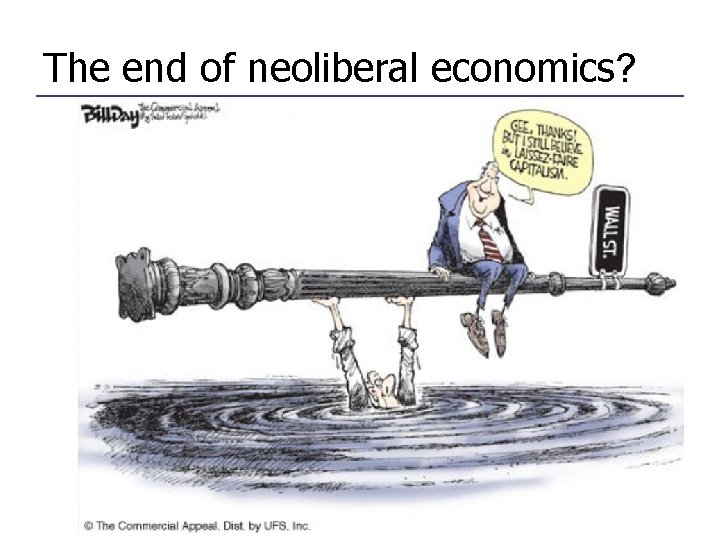 The end of neoliberal economics? 