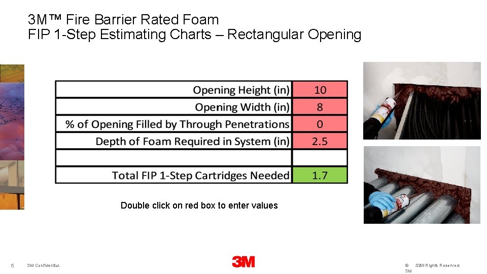 Estimating Information 3 M Confidential 3 M All