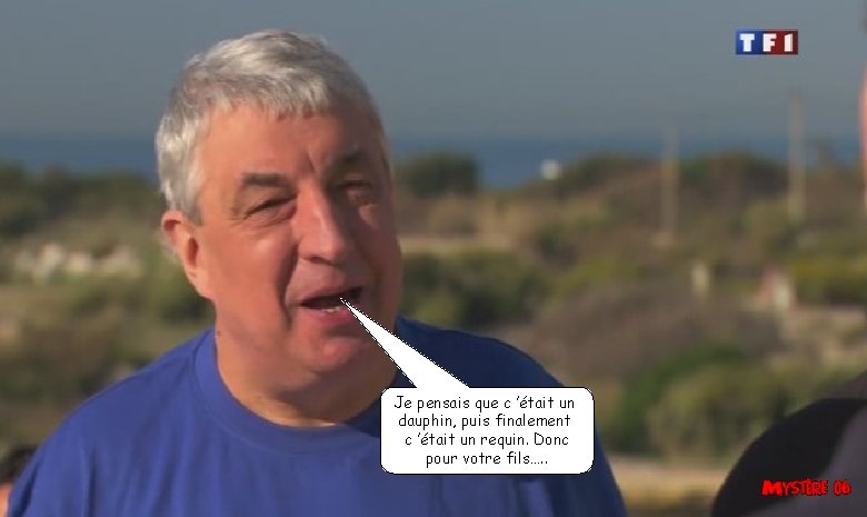 Je pensais que c ’était un dauphin, puis finalement c ’était un requin. Donc