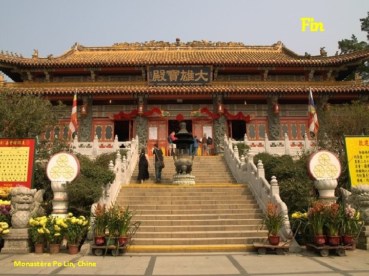Fin Monastère Po Lin, Chine 