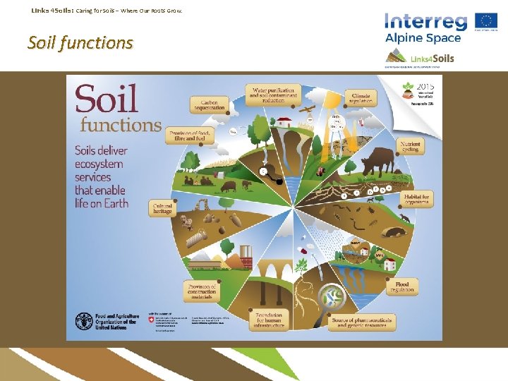 Links 4 Soils: Caring for Soils ‒ Where Our Roots Grow. Soil functions 