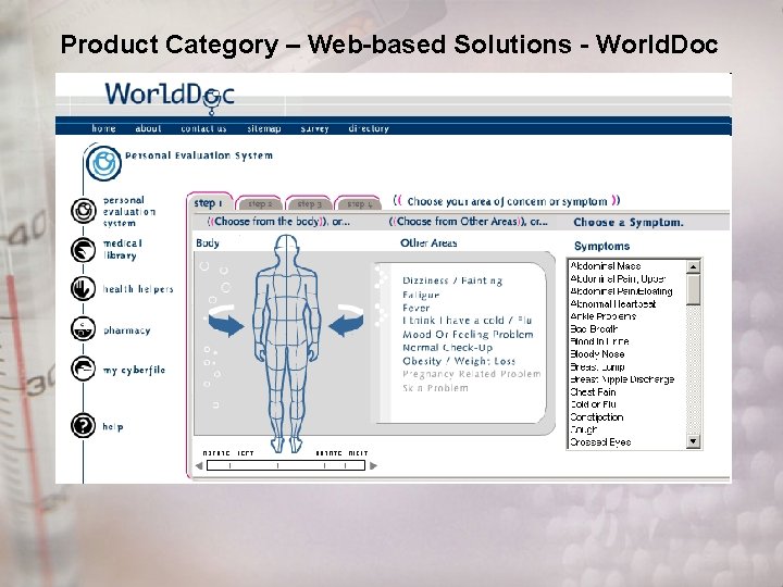 Product Category – Web-based Solutions - World. Doc 