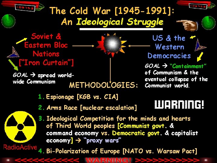 The Cold War [1945 -1991]: An Ideological Struggle Soviet & Eastern Bloc Nations [“Iron