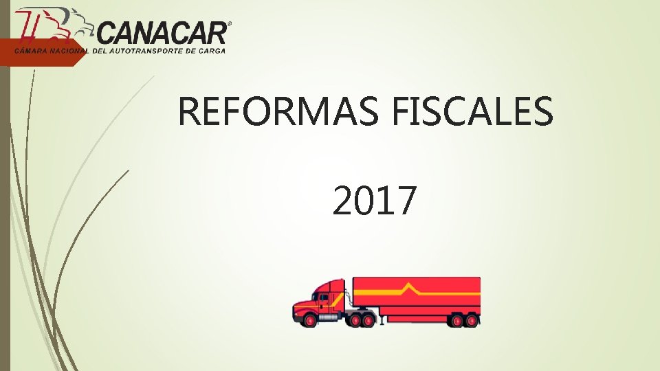 REFORMAS FISCALES 2017 