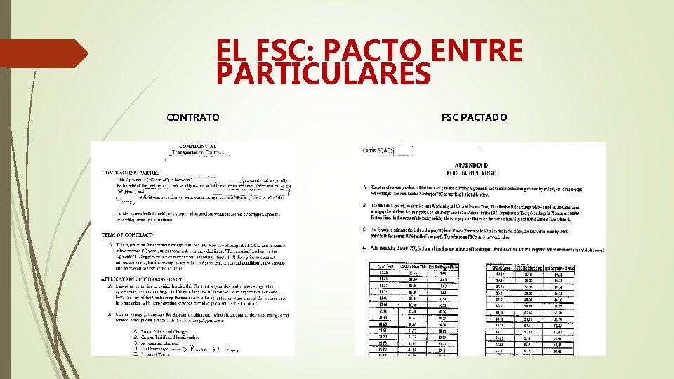 EL FSC: PACTO ENTRE PARTICULARES CONTRATO FSC PACTADO 