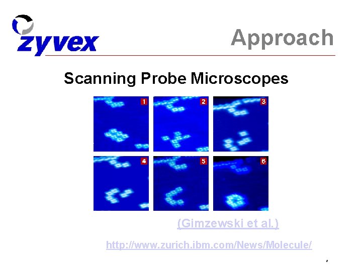 Approach Scanning Probe Microscopes (Gimzewski et al. ) http: //www. zurich. ibm. com/News/Molecule/ 17