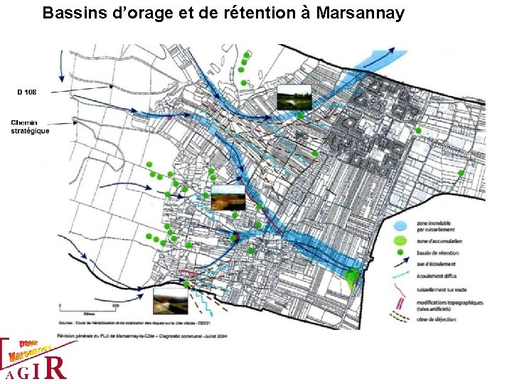 Bassins d’orage et de rétention à Marsannay 