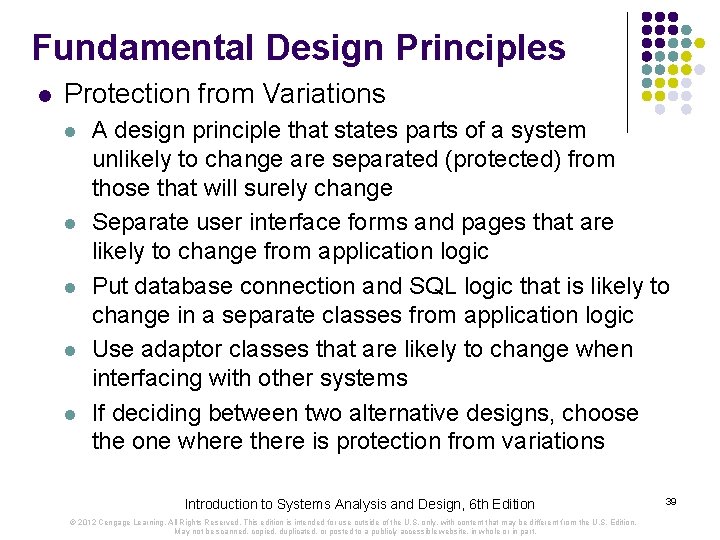 Fundamental Design Principles l Protection from Variations l l l A design principle that Fundamental Design Principles l Protection from Variations l l l A design principle that