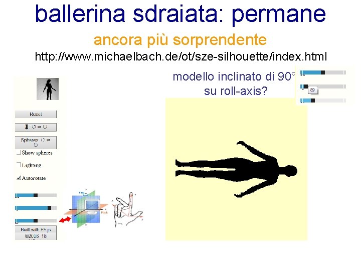 ballerina sdraiata: permane ancora più sorprendente http: //www. michaelbach. de/ot/sze-silhouette/index. html modello inclinato di