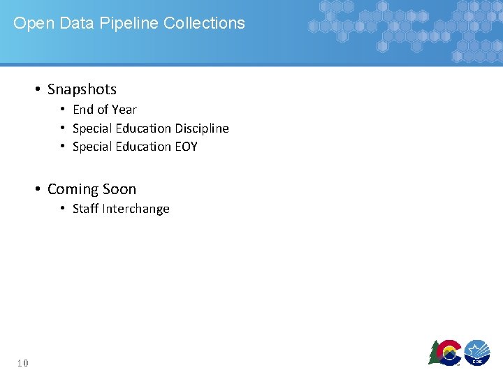 Open Data Pipeline Collections • Snapshots • End of Year • Special Education Discipline