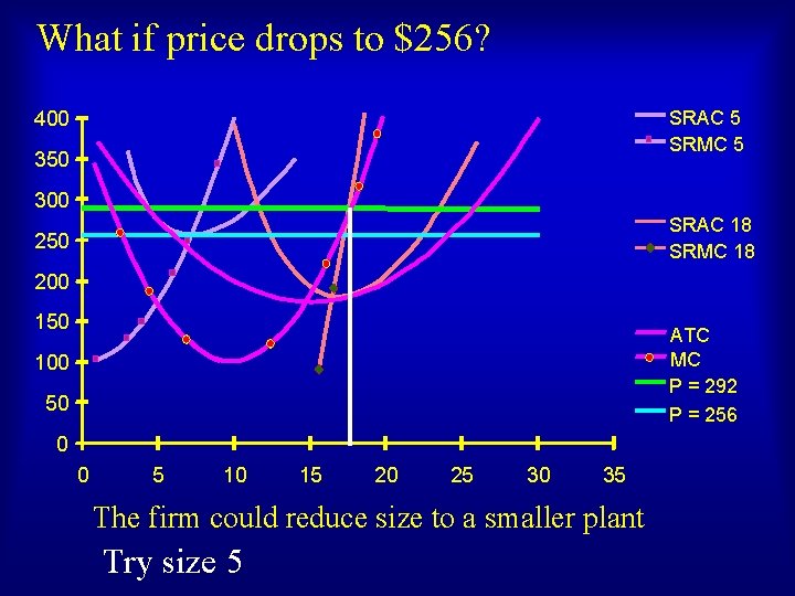 What if price drops to $256? SRAC 5 SRMC 5 400 350 300 SRAC