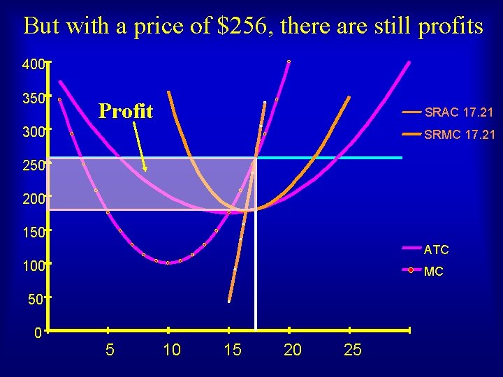 But with a price of $256, there are still profits 400 350 Profit SRAC