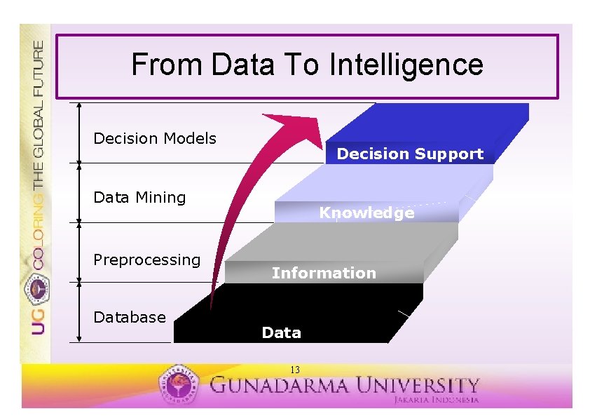 From Data To Intelligence Decision Models Decision Support Data Mining Preprocessing Database Knowledge Information