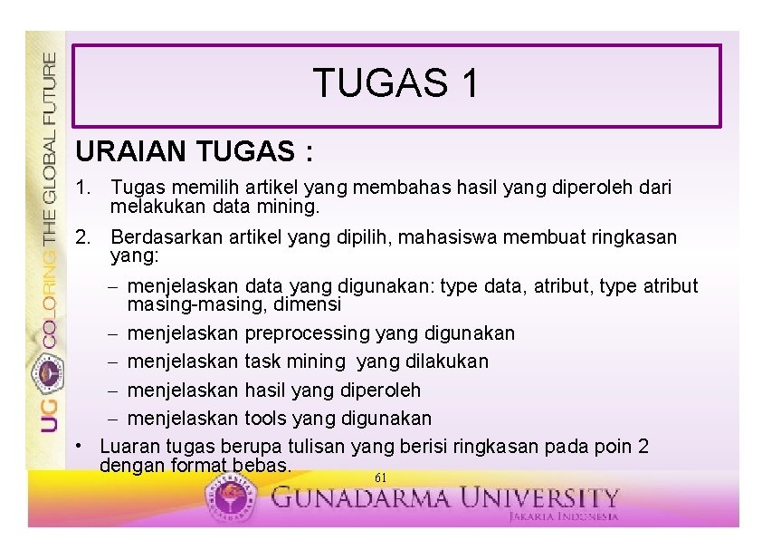 TUGAS 1 URAIAN TUGAS : 1. Tugas memilih artikel yang membahas hasil yang diperoleh