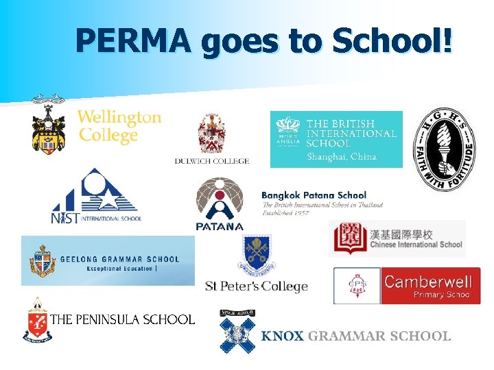 PERMA goes to School! 