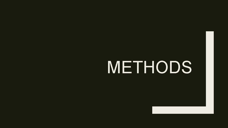 METHODS 