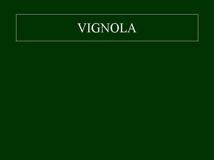 VIGNOLA 