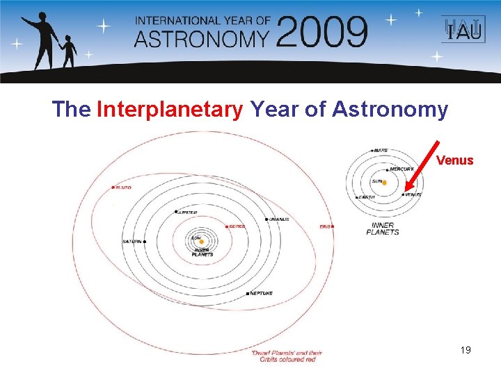 The Interplanetary Year of Astronomy Venus 19 