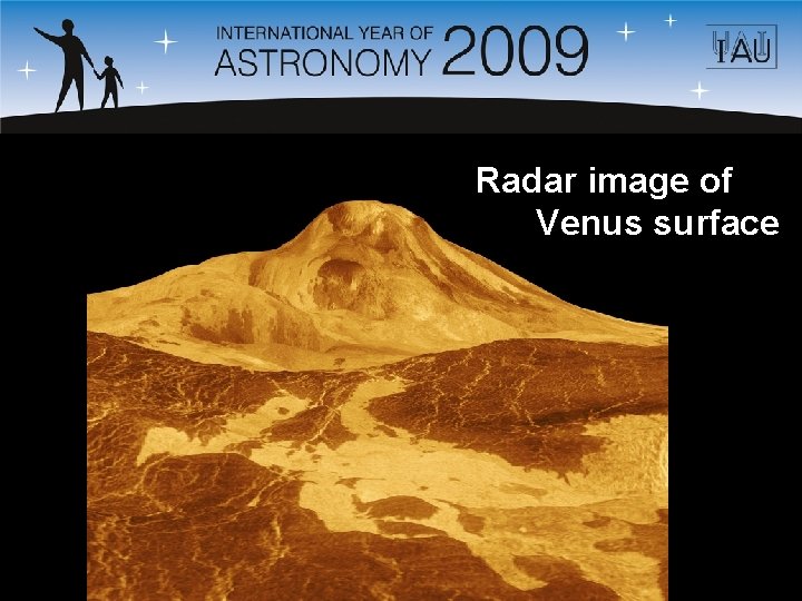 Radar image of Venus surface 21 