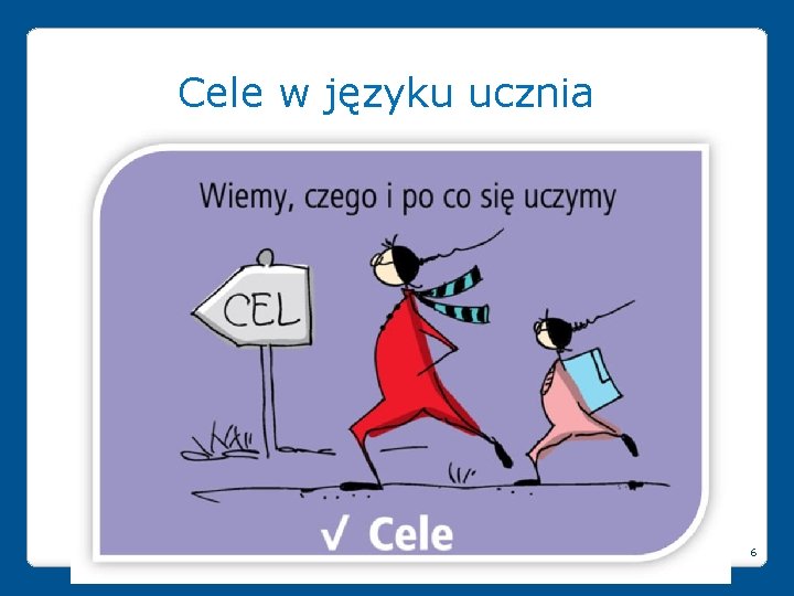 Cele w języku ucznia 6 