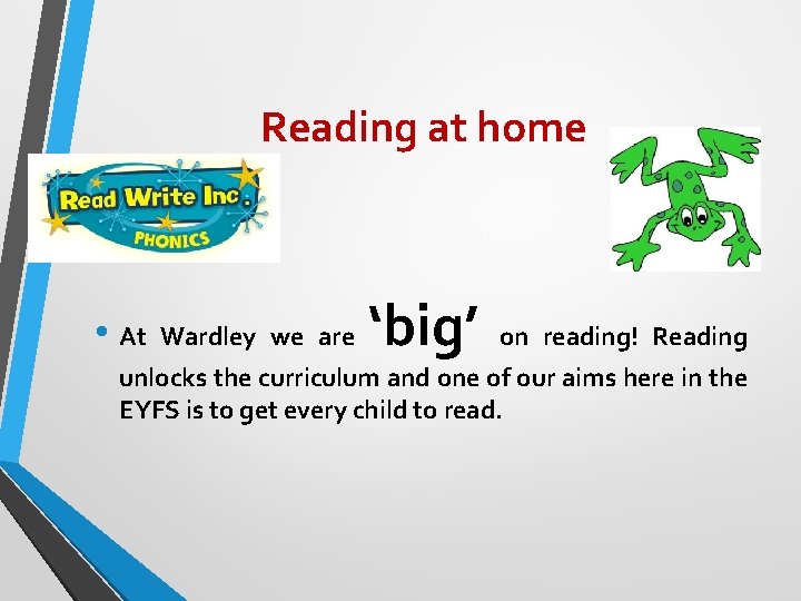 Reading at home • At Wardley we are ‘big’ on reading! Reading unlocks the Reading at home • At Wardley we are ‘big’ on reading! Reading unlocks the