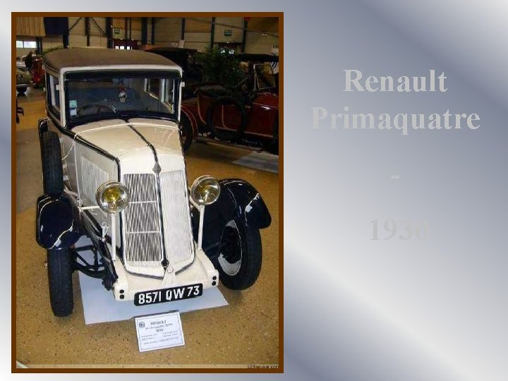 Renault Primaquatre 1930 