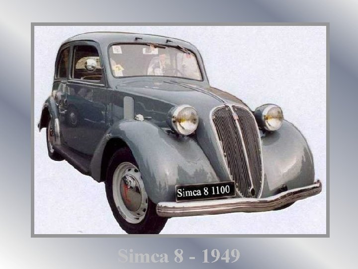Simca 8 - 1949 