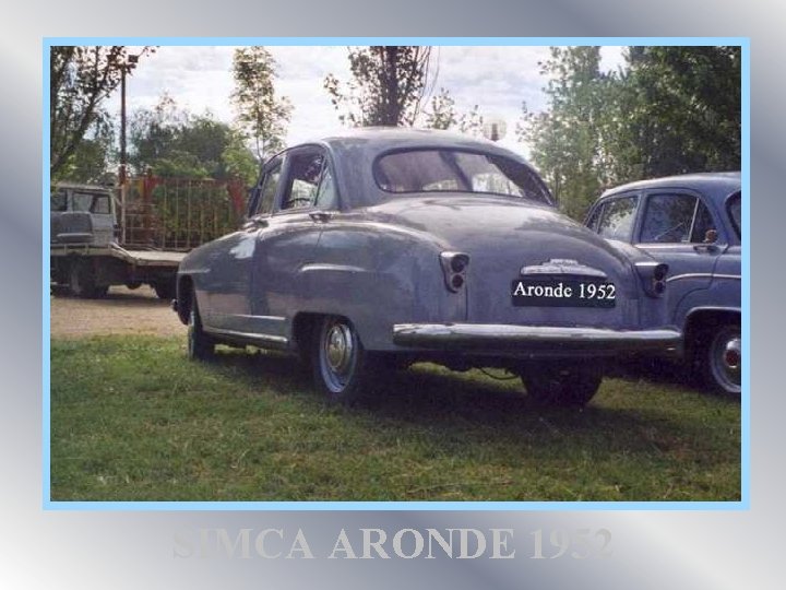 SIMCA ARONDE 1952 