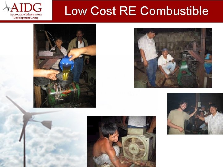 Low Cost RE Combustible 