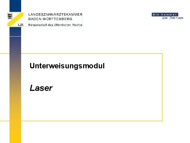 Unterweisungsmodul Laser 