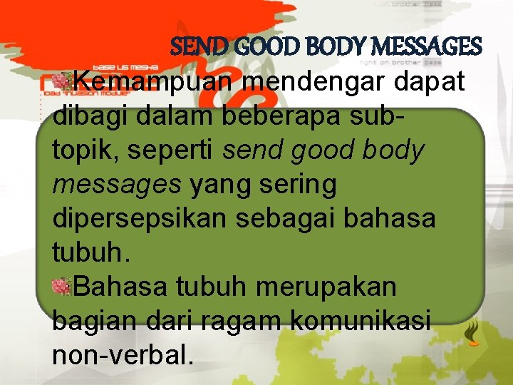HUMAN RELATIONSHIP SKILLS SEND GOOD BODY MESSAGES Ade