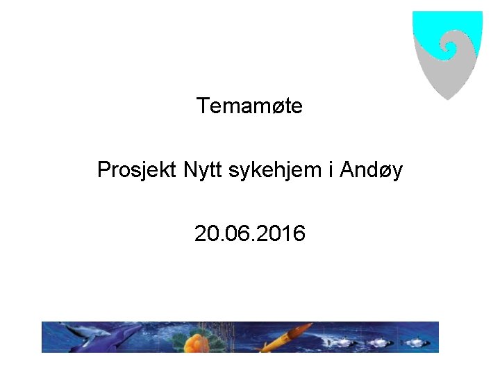 Temamøte Prosjekt Nytt sykehjem i Andøy 20. 06. 2016 