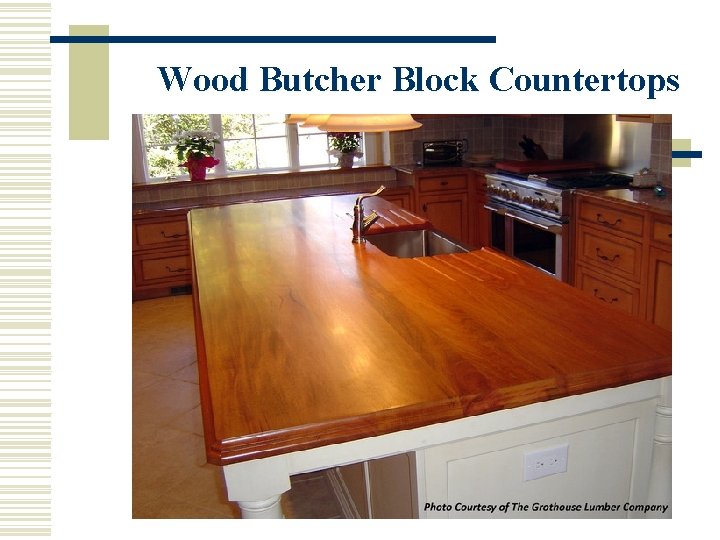 Wood Butcher Block Countertops 