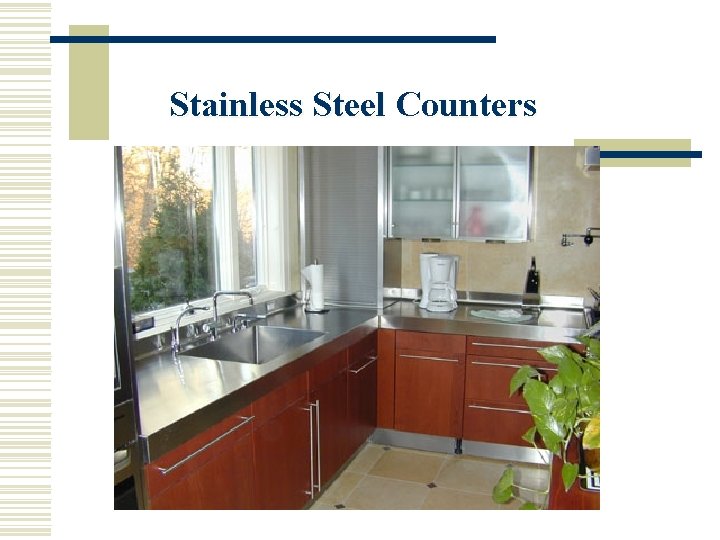 Stainless Steel Counters 